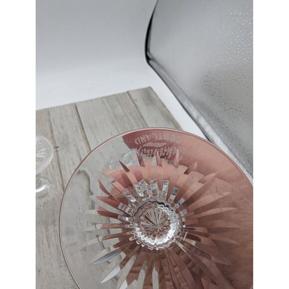 Edinburgh Crystal Star of Edinburgh Liqueur Glass Scotland 4" Stemmed - Picture 3 of 6